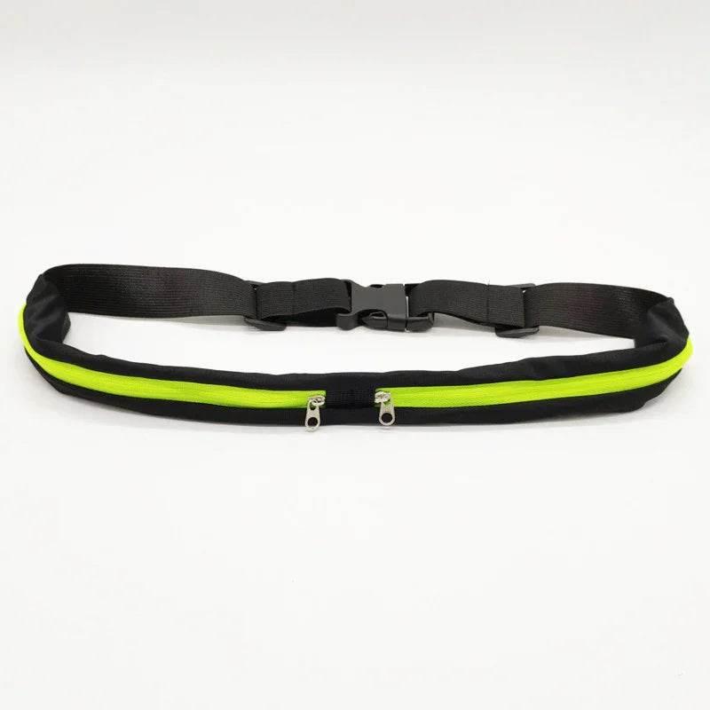 Slim Sports Waist Bag with Double Pocket – Running Belt Phone Pack for Outdoor Fitness - ZA-Zola