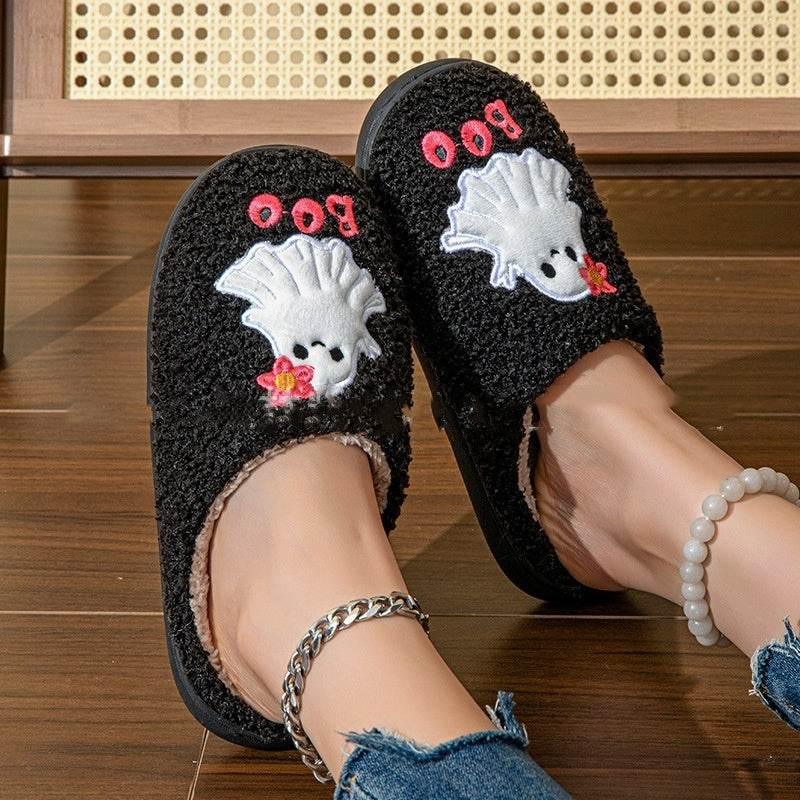 Halloween Ghost Slippers | ZA-Zola Home Shoes - ZA-Zola