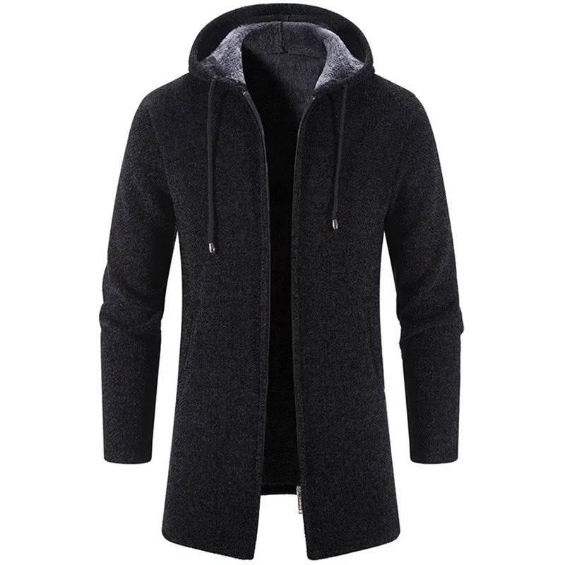 Men's Plus Fleece Cardigan - Trendy & Comfortable - ZA-Zola
