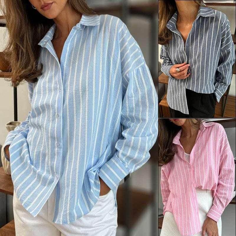 Laid-back Women's Long Sleeve Cardigan - ZA-Zola