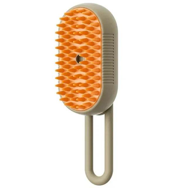 3-in-1 Steam Pet Brush – Grooming, Massage & Hair Removal - ZA-Zola