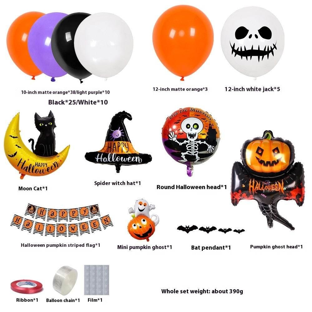 ZA-Zola Halloween Balloon Set Hanging Flags - ZA-Zola