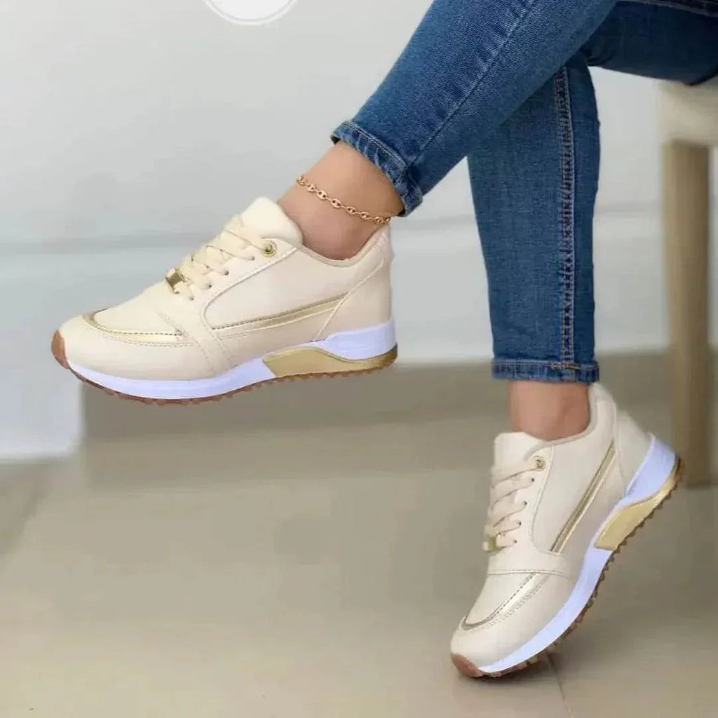 Casual Women’s Lace-Up Flats | Soft & Stylish Look - ZA-Zola