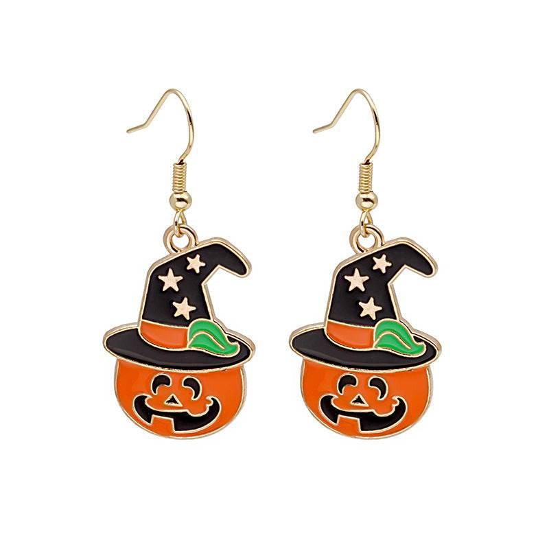 ZA-Zola Halloween Pumpkin Earrings – Cute & Spooky - ZA-Zola