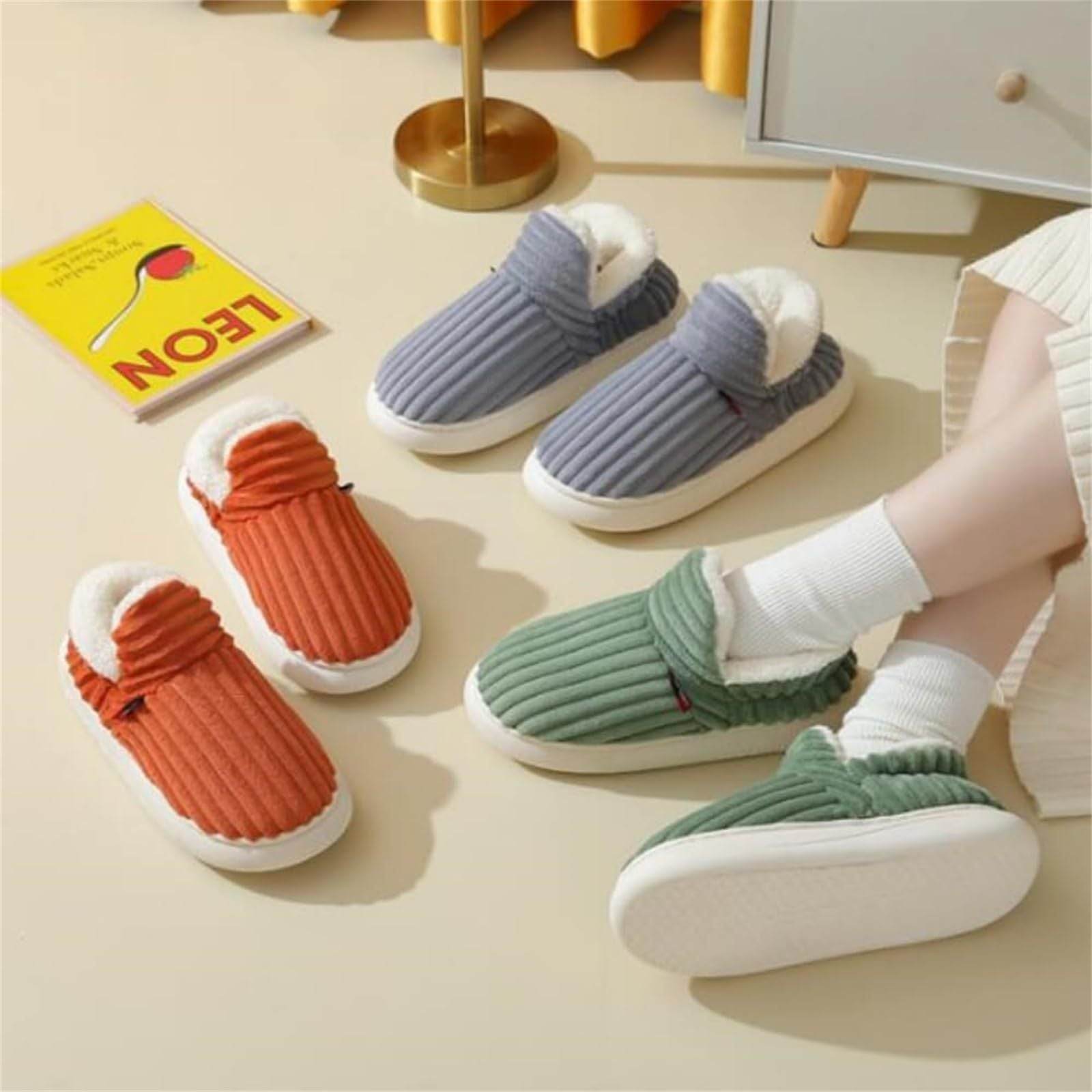 Winter Plush Home Shoes | Cozy Indoor Outdoor Slippers - ZA-Zola