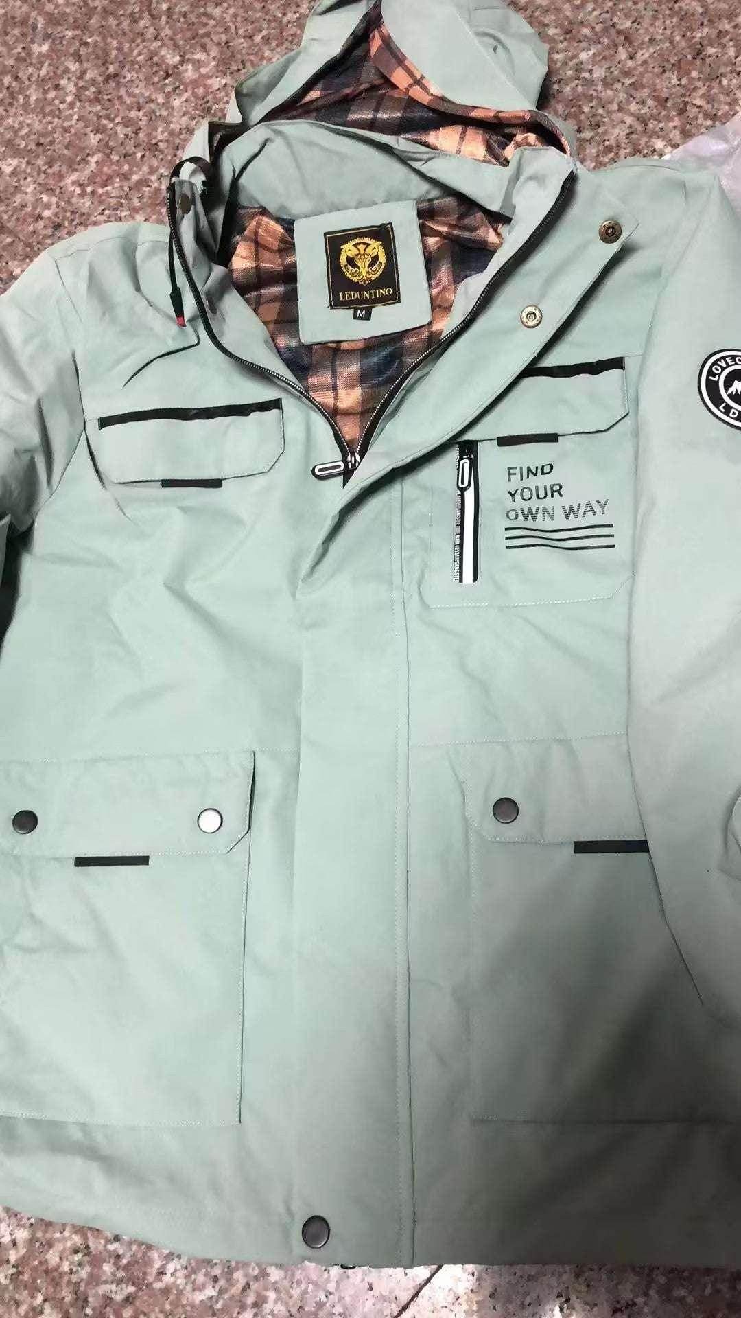 Men's Casual Hooded Jacket Parka – Windproof & Warm - ZA-Zola