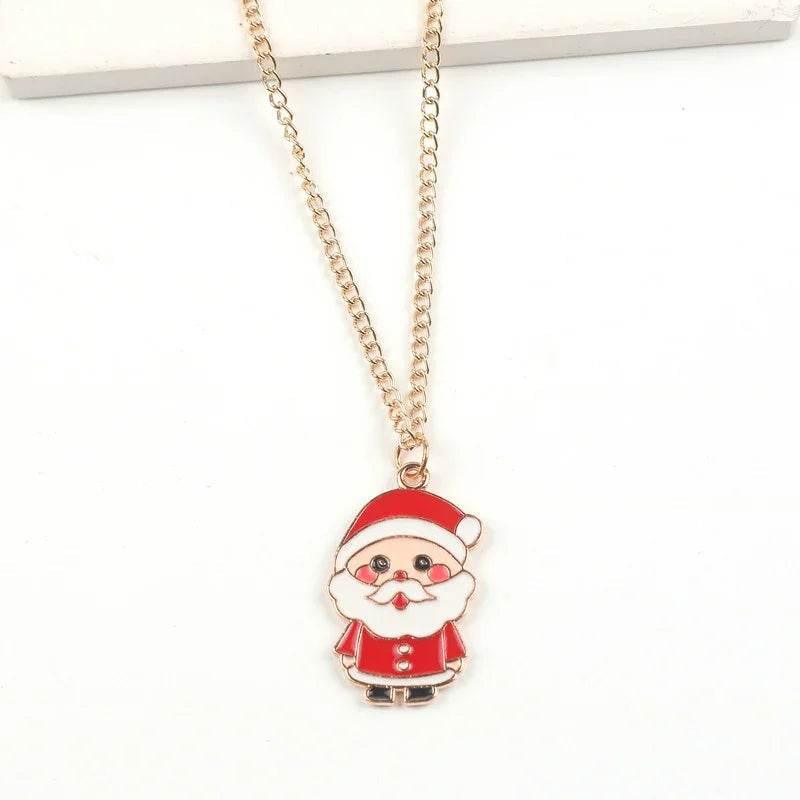 Shop Santa & Snowman Necklace – Festive Holiday Gift - ZA-Zola