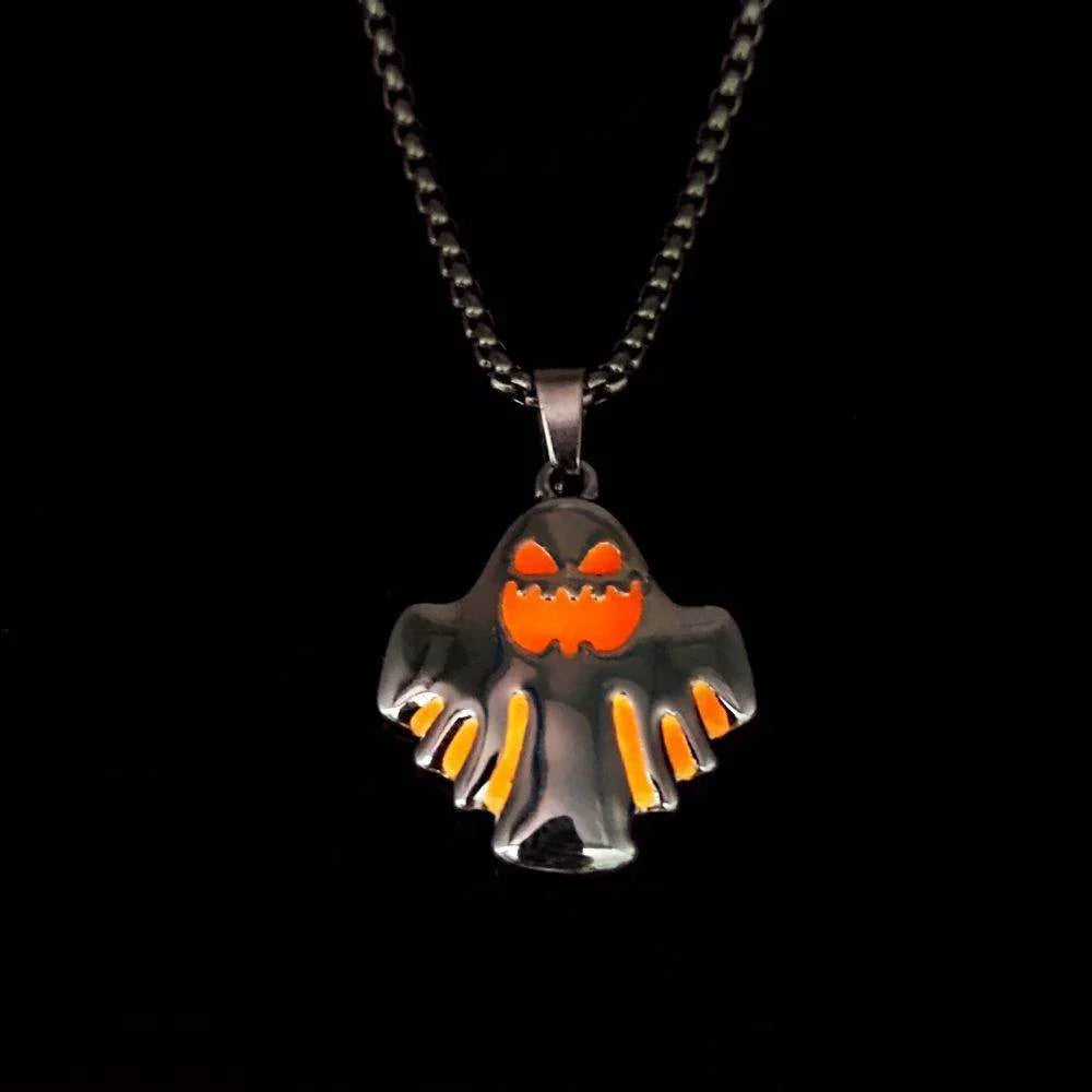 ZA-Zola Luminous Ghost Pendant Necklace - ZA-Zola