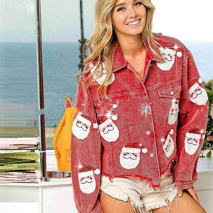 Buy Women's Corduroy Rugby Jacket – Trendy & Stylish - ZA-Zola
