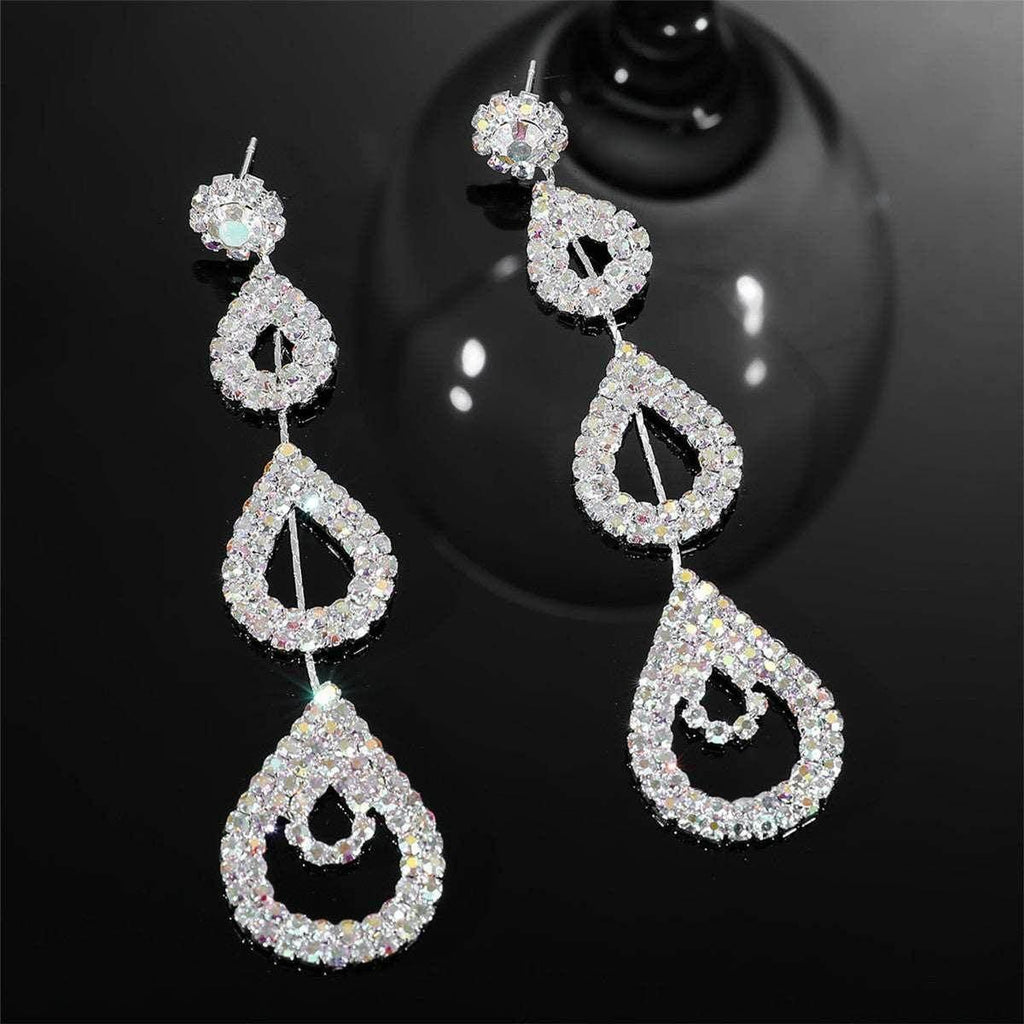 Fashion Rhinestone Long Earrings – Shop Now! - ZA-Zola
