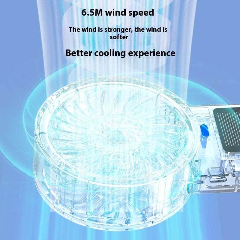 Solar USB Mini Handheld Fan - Rechargeable & Portable - ZA-Zola