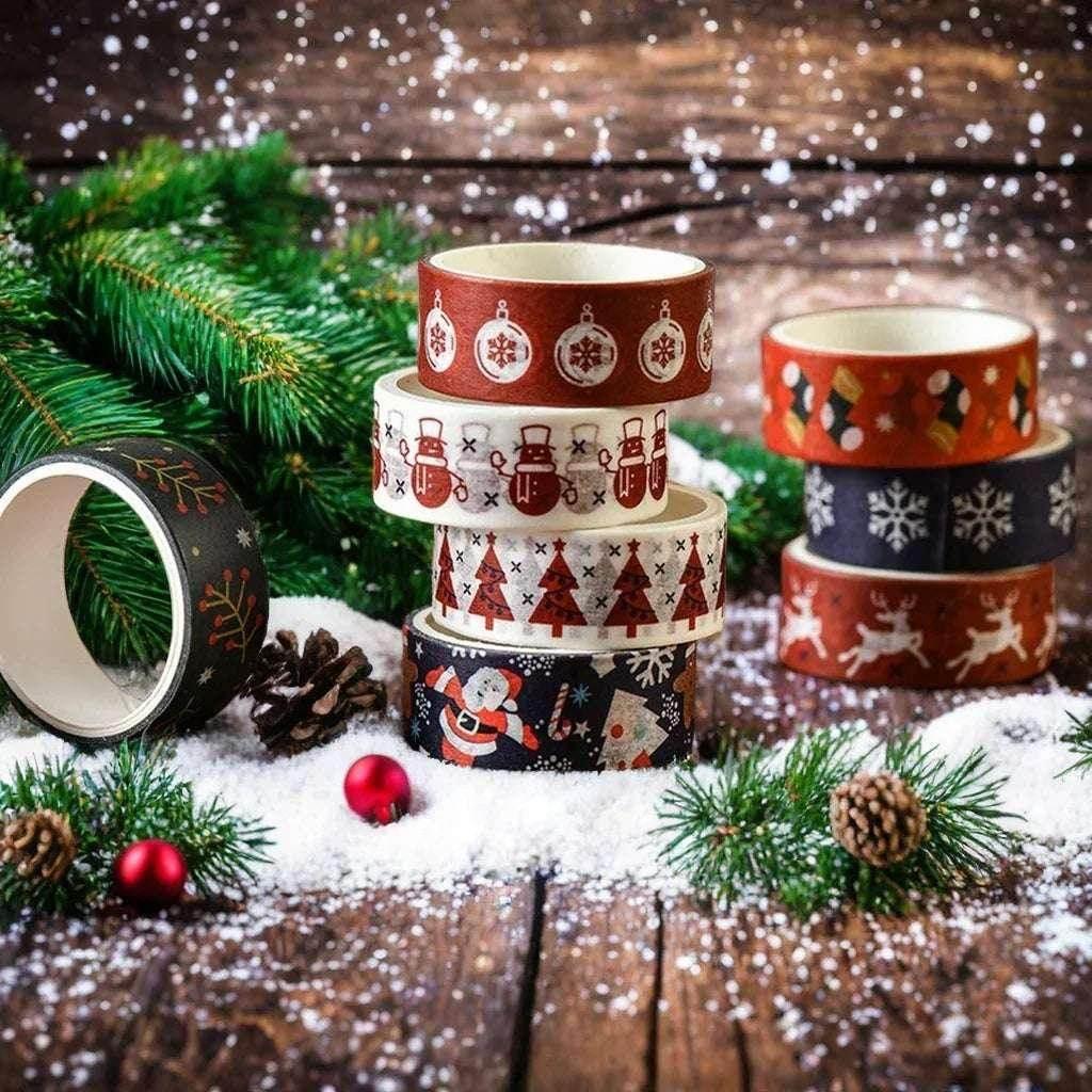 Christmas Decorative Tape – 6 Roll Set - ZA-Zola