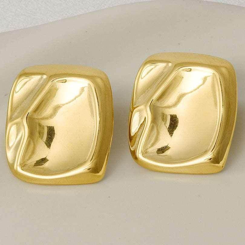 304 Stainless Steel Irregular Ear Studs - Shop Now! - ZA-Zola
