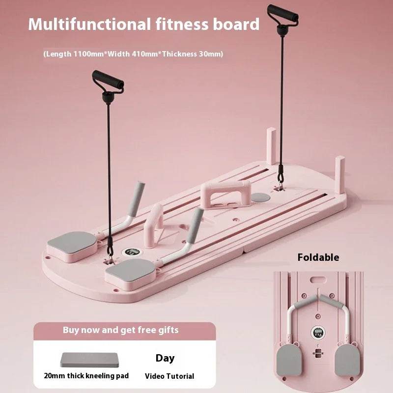 Multifunctional Fitness Board for Home Training – Pink & Purple - ZA-Zola