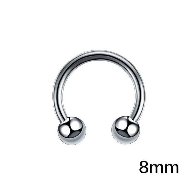 Titanium Steel Double-Sided Ball Stud Earrings – Modern Jewelry - ZA-Zola