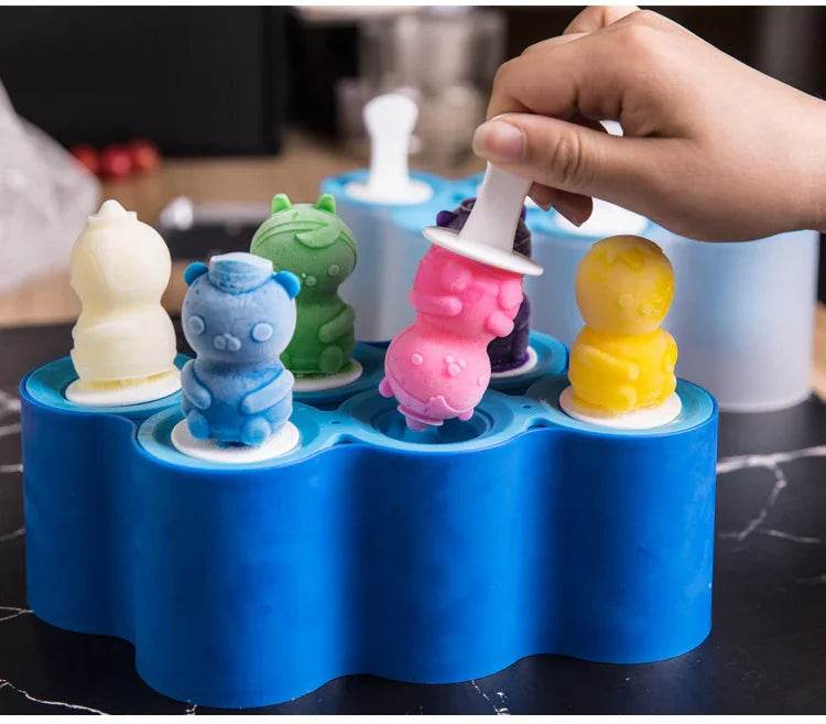 Creative Silicone Ice Cream Mold – DIY at Home - ZA-Zola