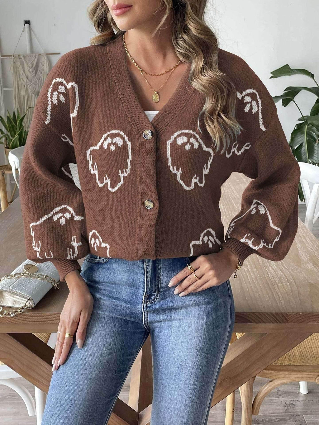 Halloween Sweater Coat | ZA-Zola Women’s Cardigan - ZA-Zola