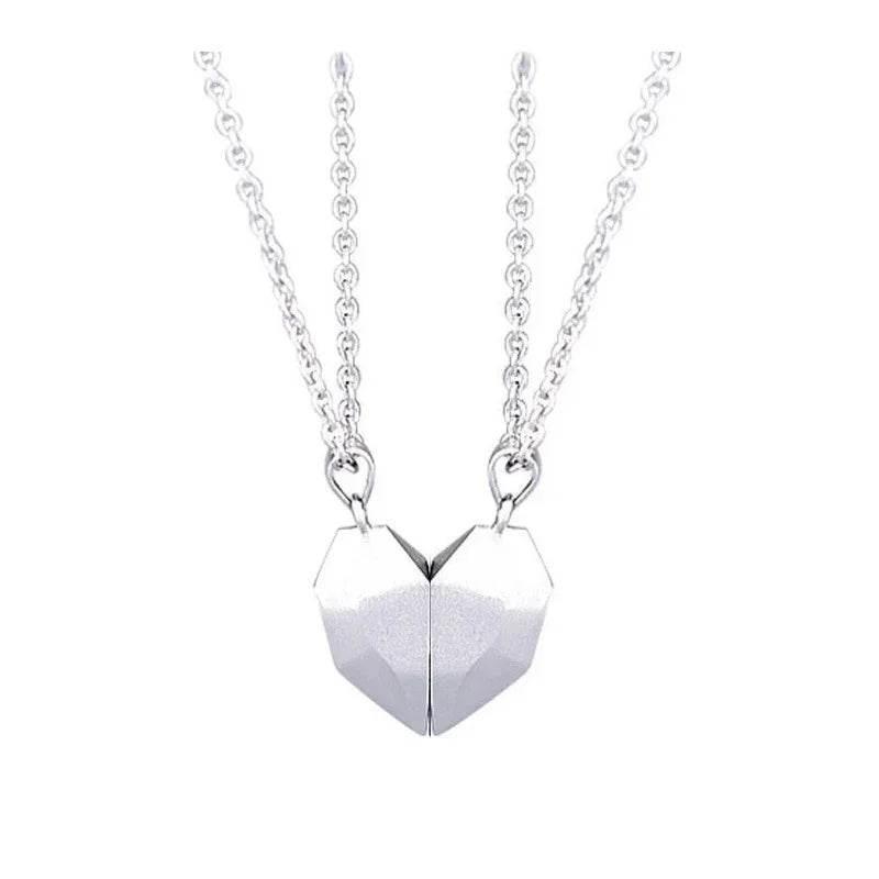 Magnetic Heart Pendant Necklace for Couples - ZA-Zola