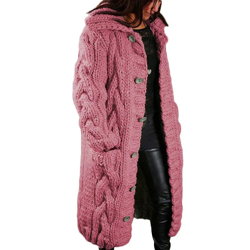Plus Size Women Cardigan | Long Sweater Coat - ZA-Zola
