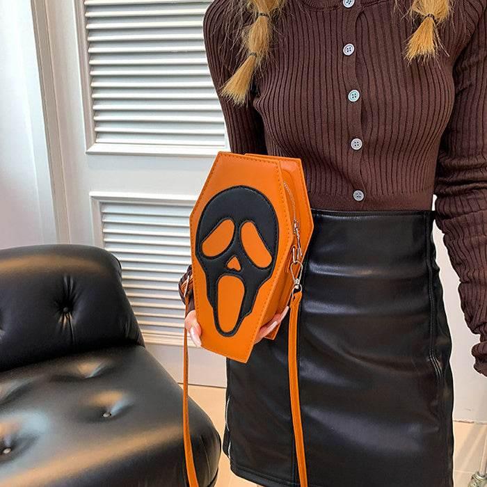ZA-Zola Halloween Coffin Shape Crossbody Bag - ZA-Zola