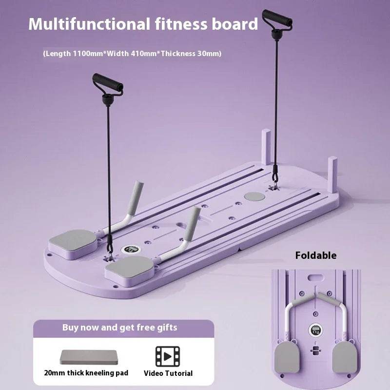 Multifunctional Fitness Board for Home Training – Pink & Purple - ZA-Zola