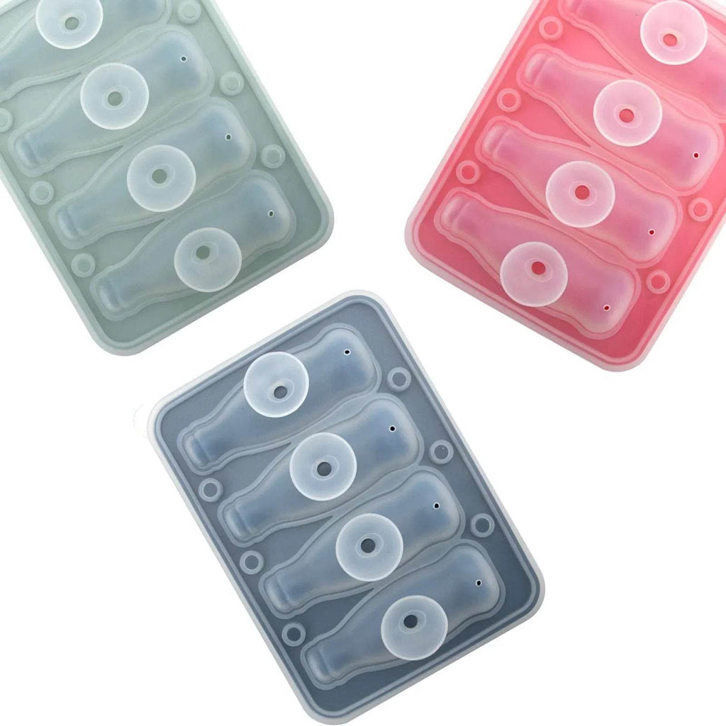 Coke Bottle Ice Mold Tray with Silicone Cover - ZA-Zola