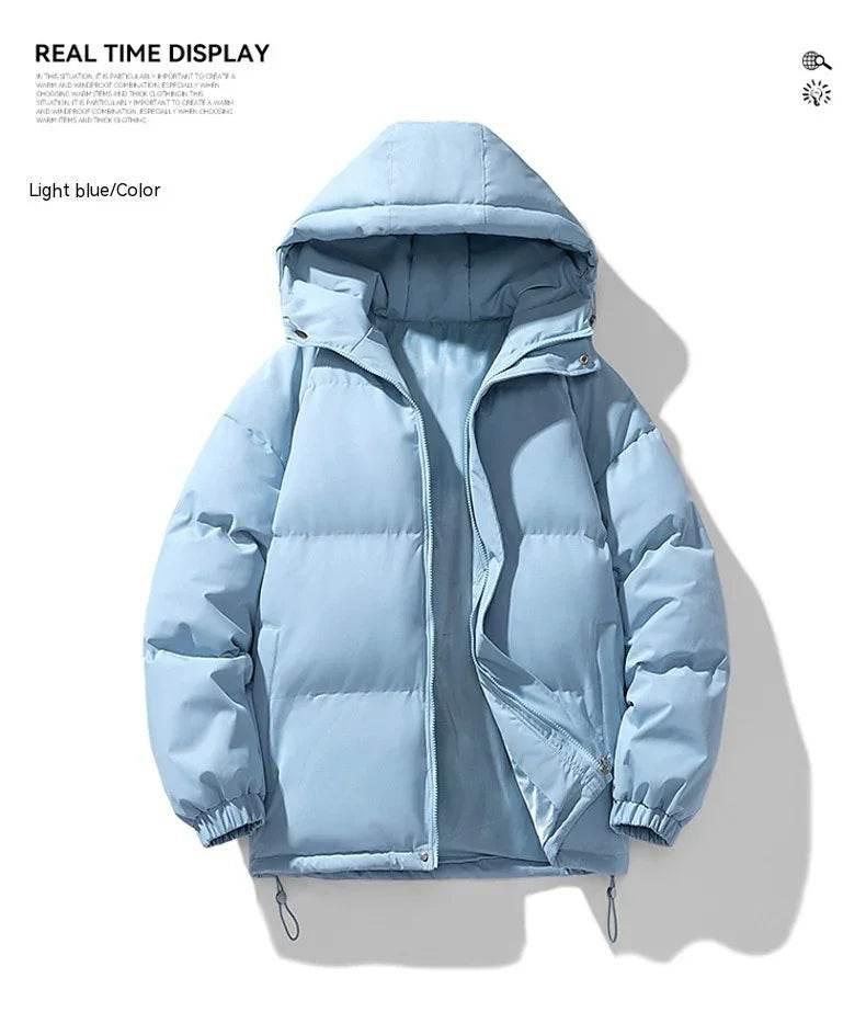 Men's Hoodie Padded Coat – Warm, Casual, Loose Fit - ZA-Zola