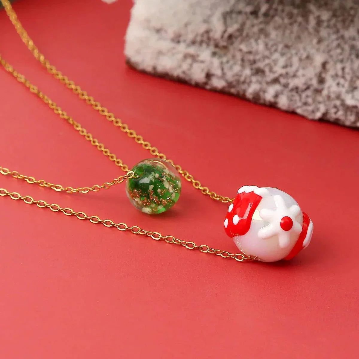 Shop Christmas Luminous Necklace – Festive Santa Charm - ZA-Zola