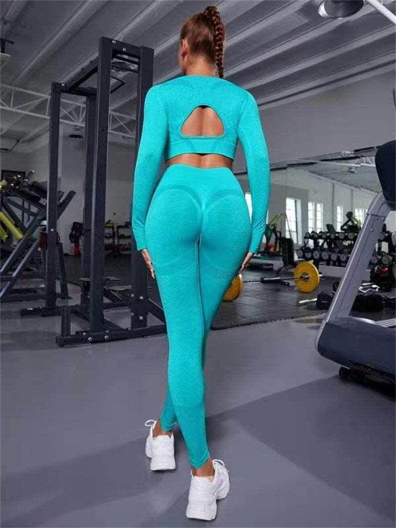 2PCS Sports Suit – Seamless, Stylish & Comfortable! - ZA-Zola