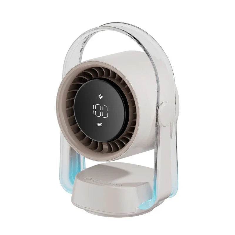 Digital Display 3D Suspension Cold Air Desktop Fan - ZA-Zola