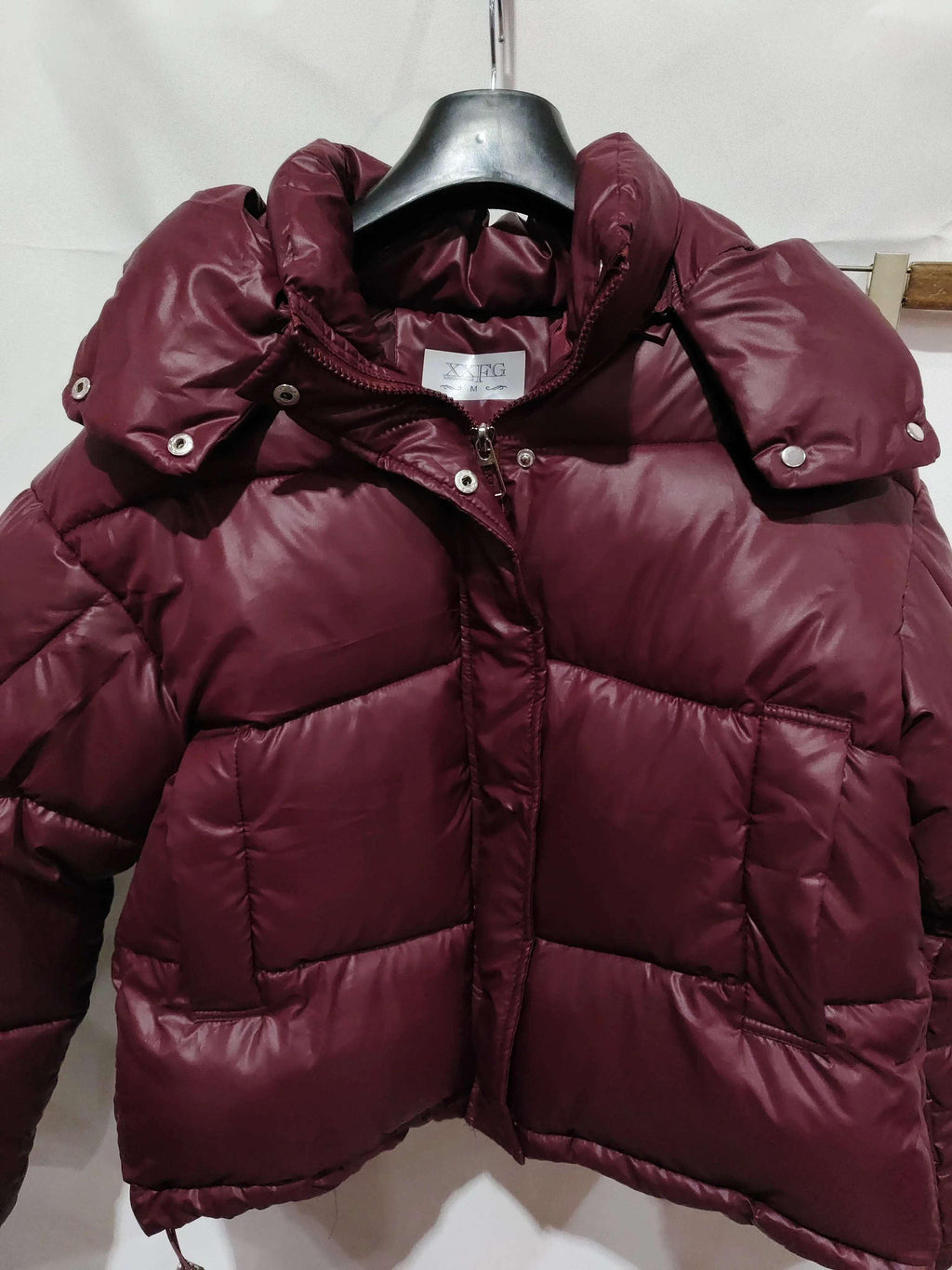 Women Hooded Cotton Jacket – Warm Stand Collar Commuter Coat - ZA-Zola