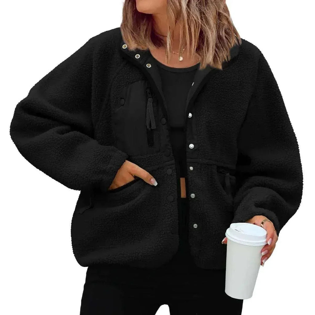 Women Polar Fleece Jacket | Casual Sports Layer - ZA-Zola