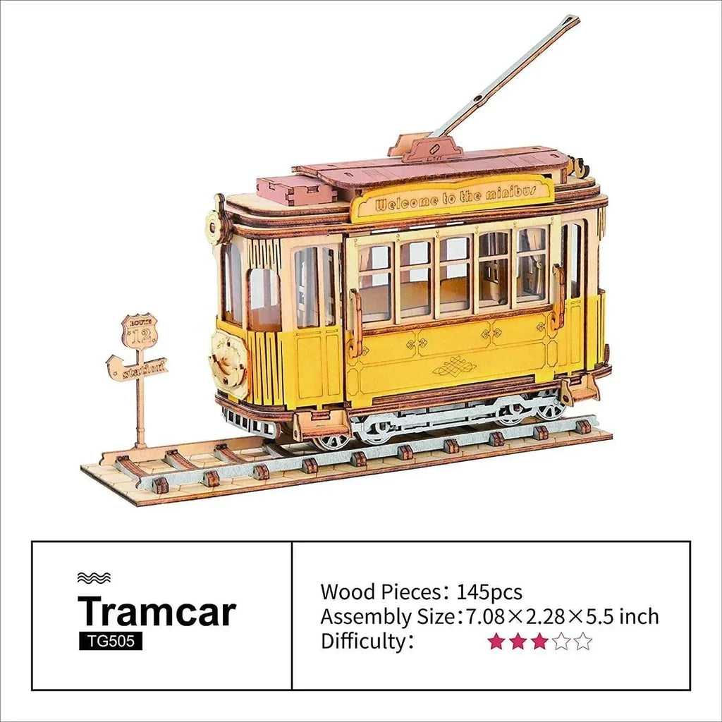 Robotime Rolife 3D Vintage Car Wooden Puzzle DIY Toy - ZA-Zola