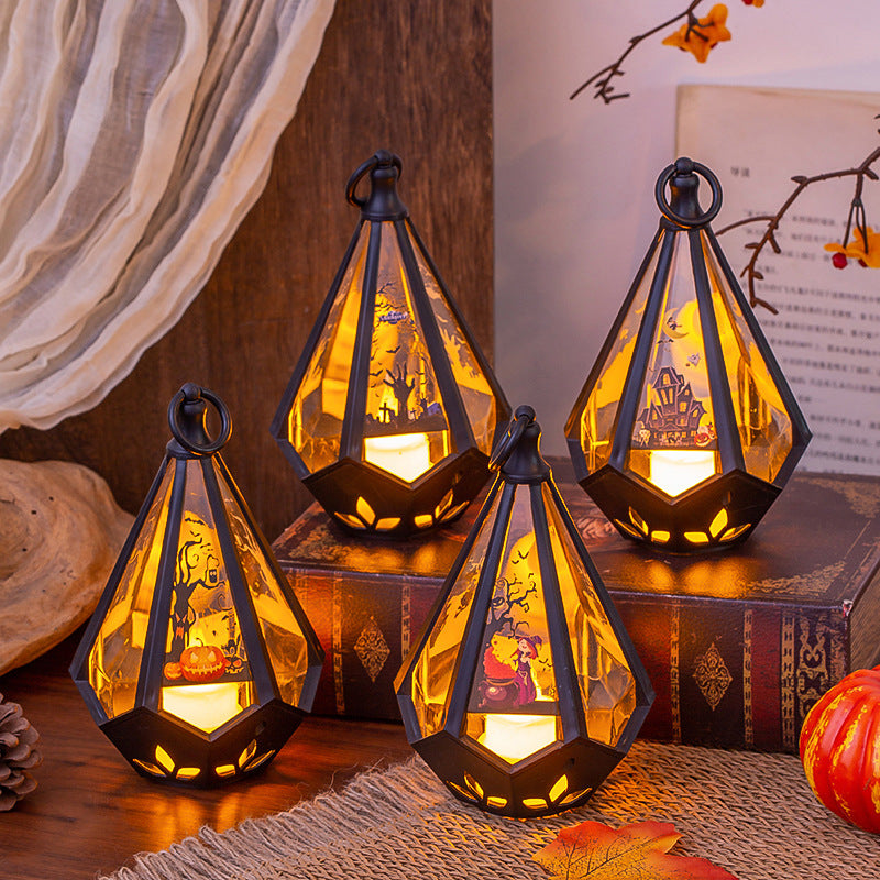 Halloween Pumpkin Lantern Night Light - Kids Props