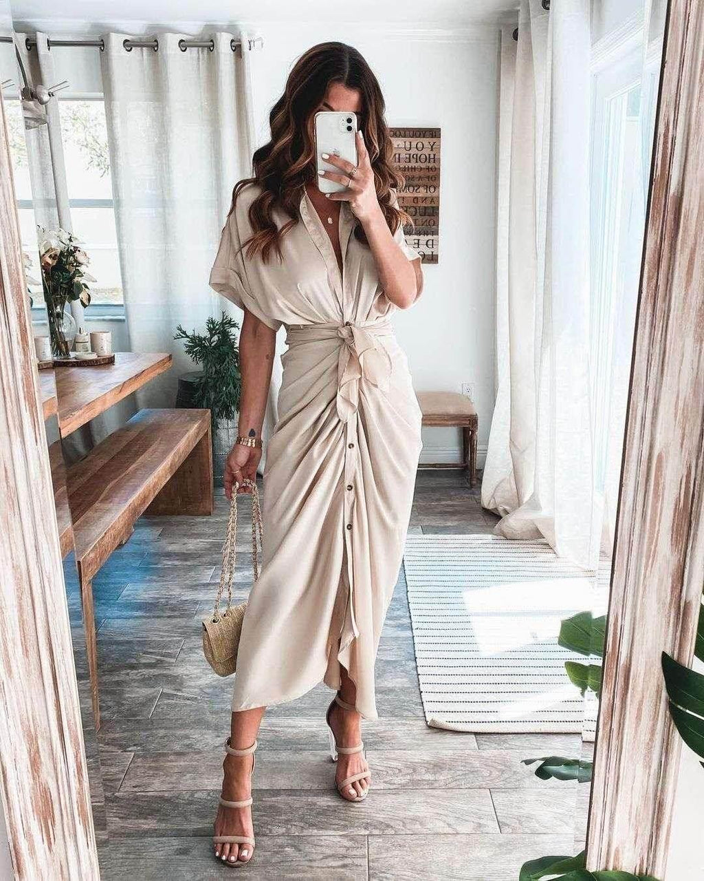 Elegant Swing Maxi Dress – High Waist Formal Look - ZA-Zola