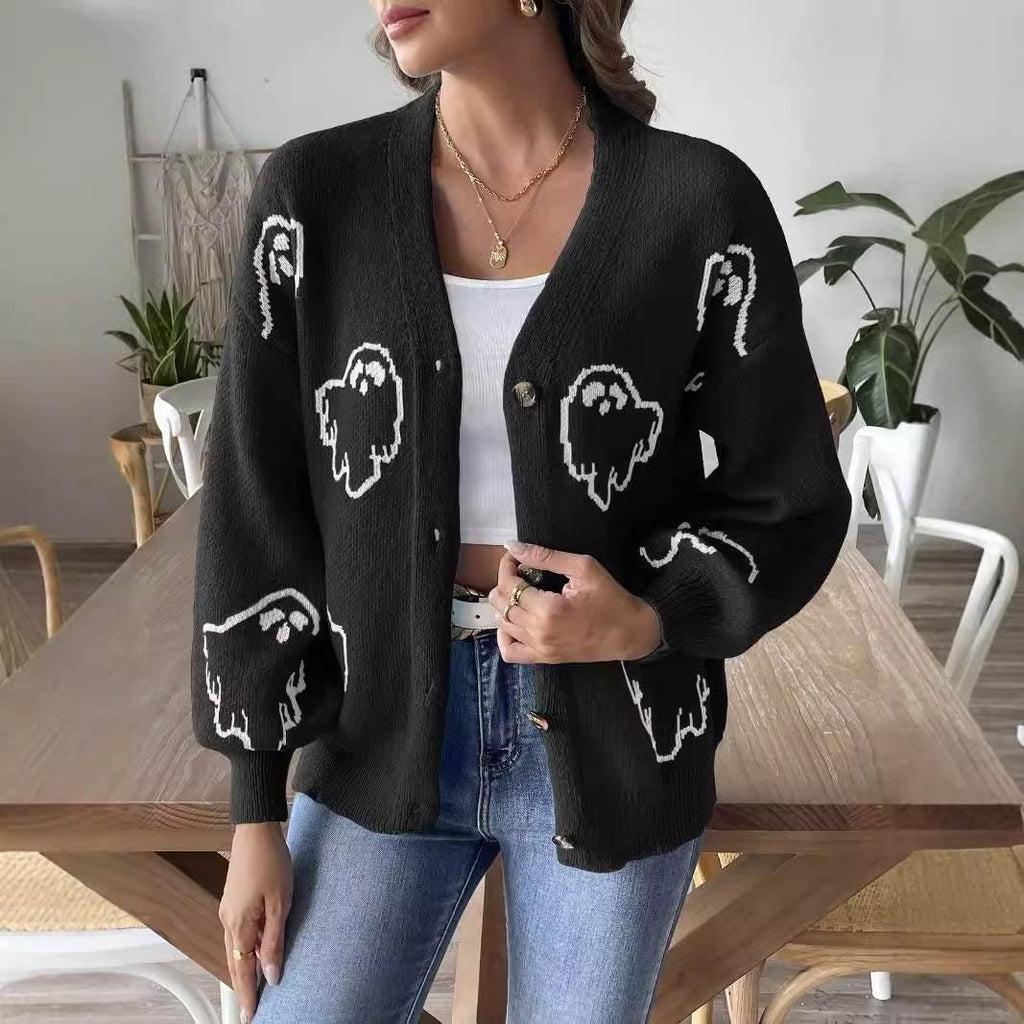 Halloween Sweater Coat | ZA-Zola Women’s Cardigan - ZA-Zola