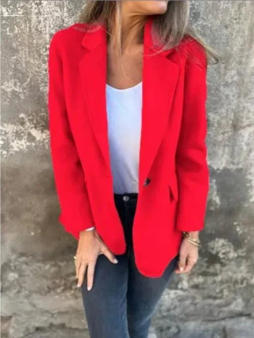 Short Blazer Jacket Women Winter Commuter - ZA-Zola