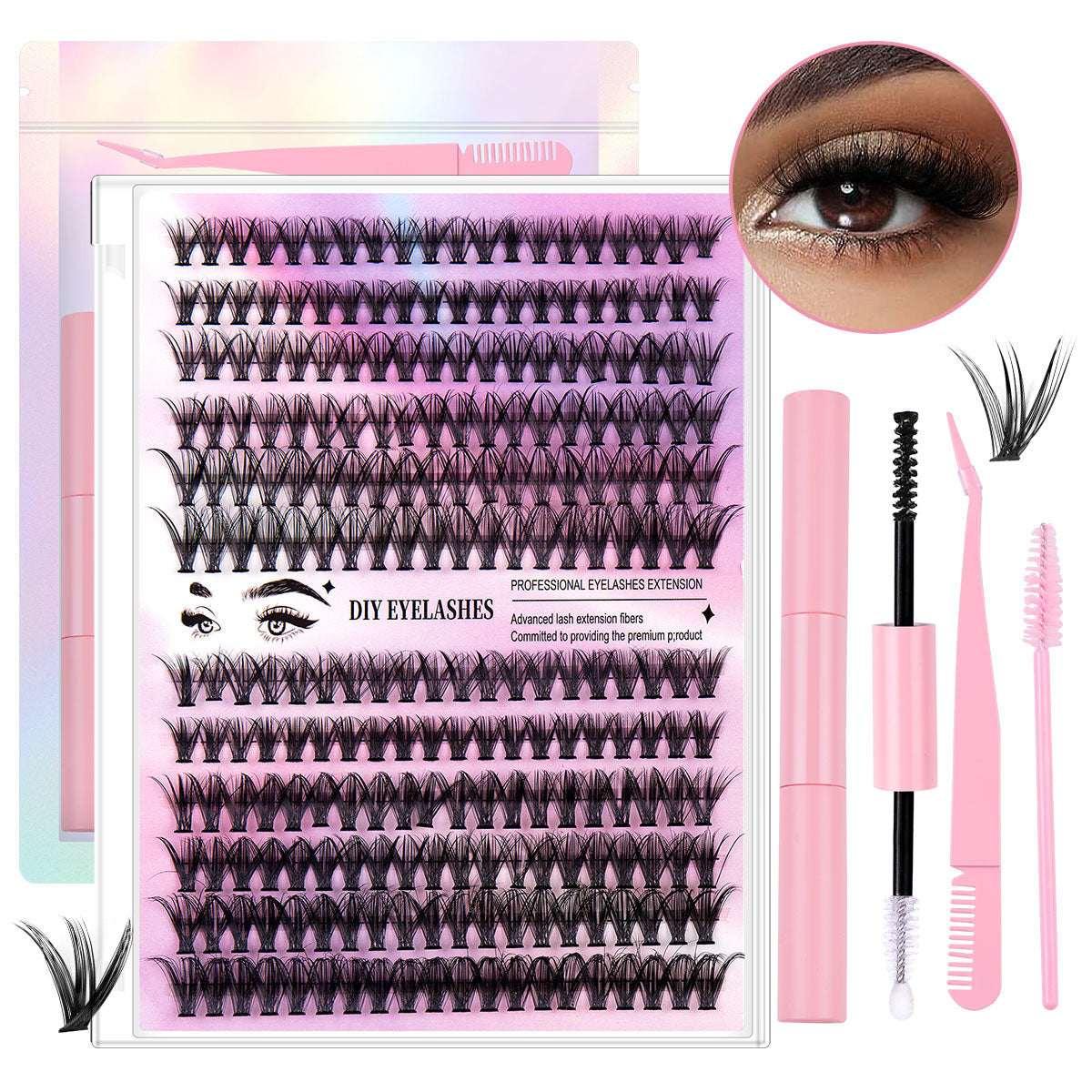 30D & 40D Cluster Lashes – 12 Rows, 240 Segmented Lashes - ZA-Zola