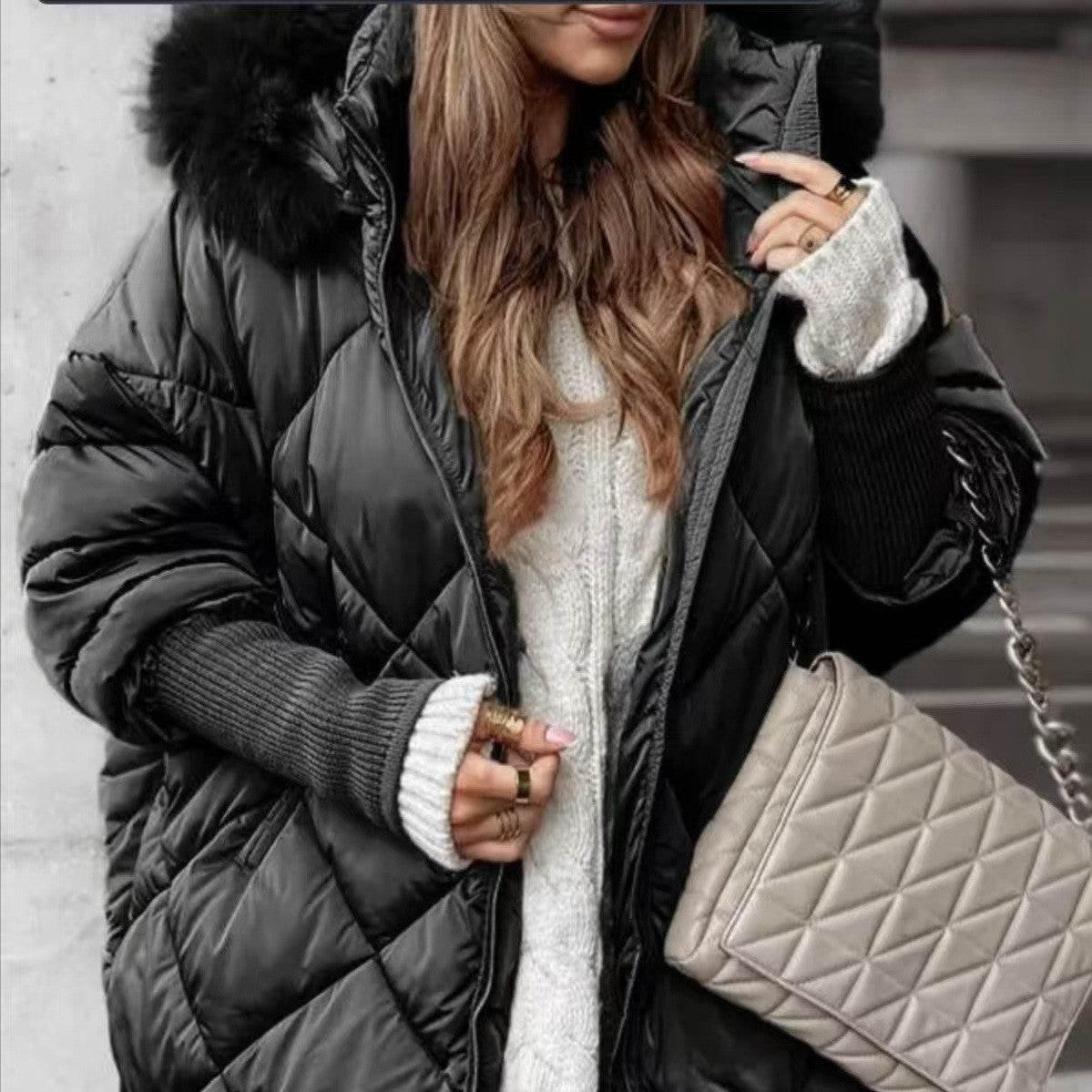 Winter Hooded Cardigan Coat – Warm Casual Women’s Outerwear - ZA-Zola