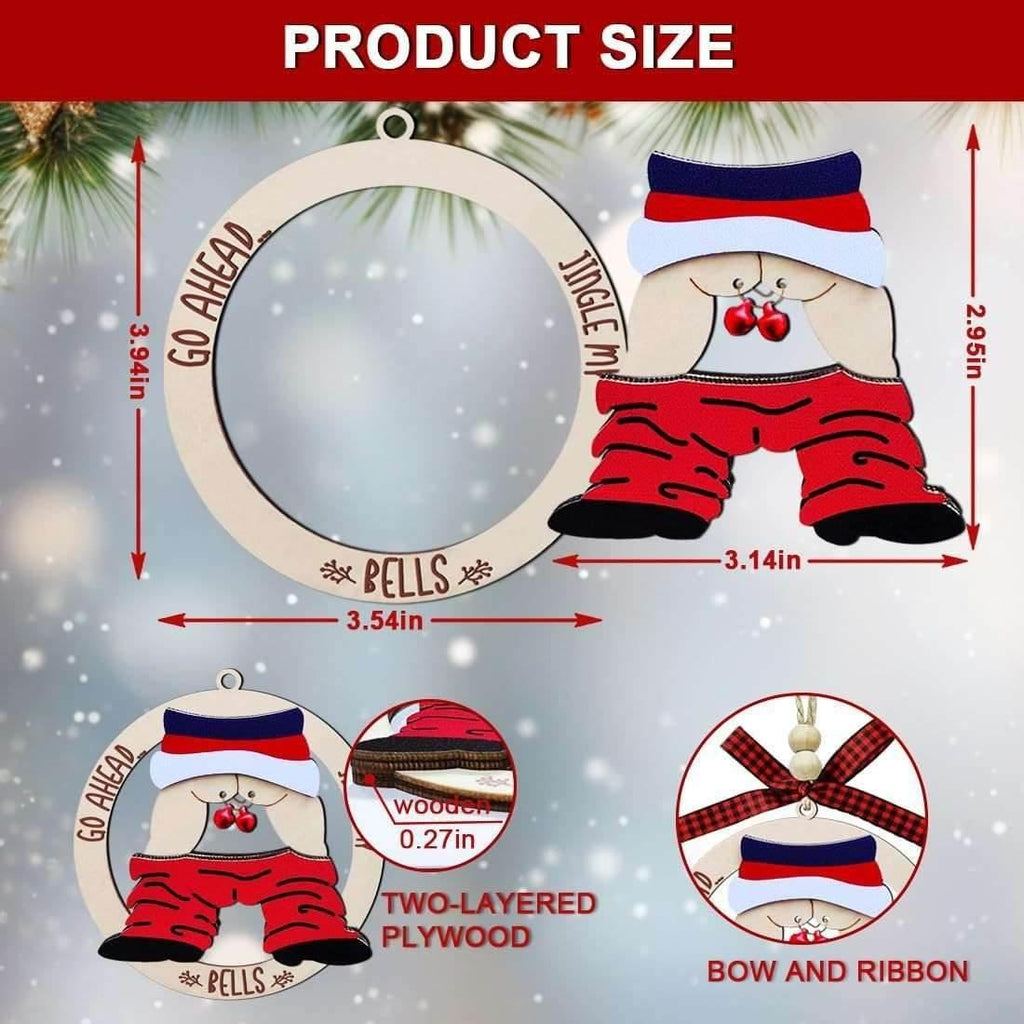 Christmas Gift Pendant Wooden Bell Hanging Decoration - ZA-Zola