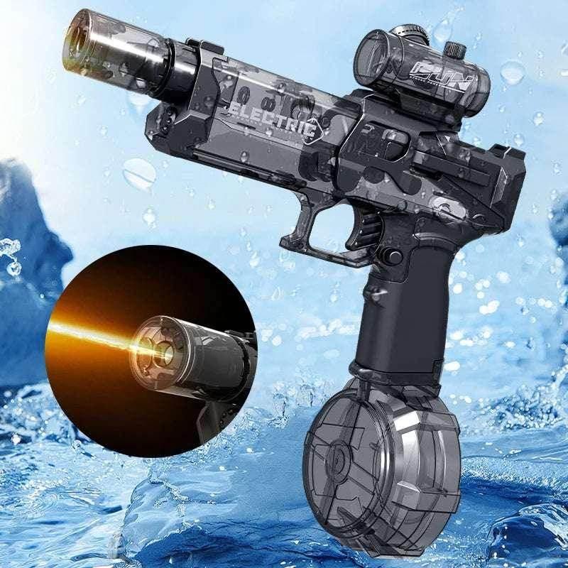 Fire Rat Full-Automatic Light-Up Water Gun – Long Range Electric Water Pistol for Kids - ZA-Zola