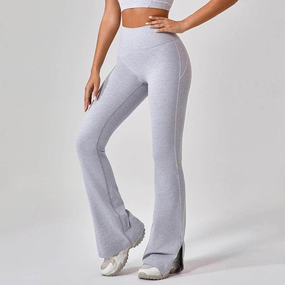High Waist Flared Yoga Pants – Nude Feel Comfort - ZA-Zola