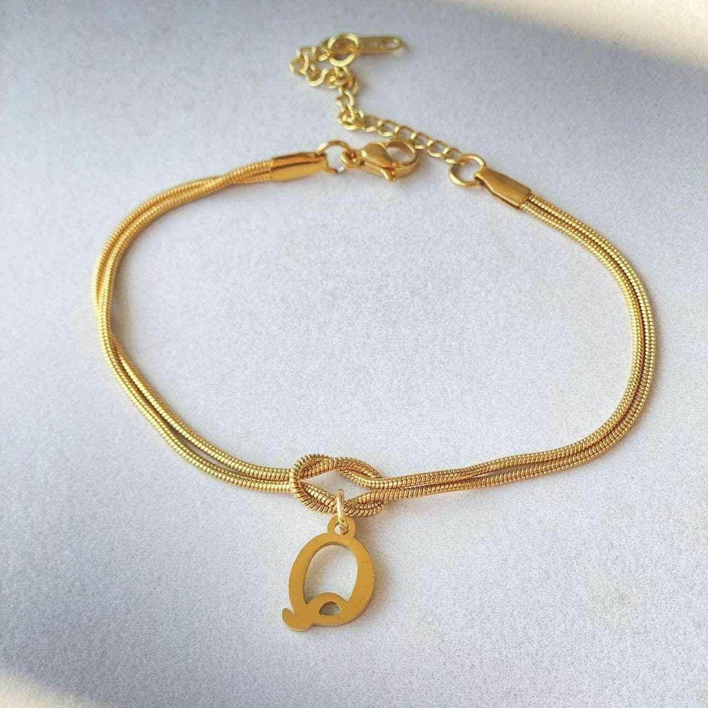 A-Z Love Knot Bracelets | Personalized Jewelry Gift - ZA-Zola