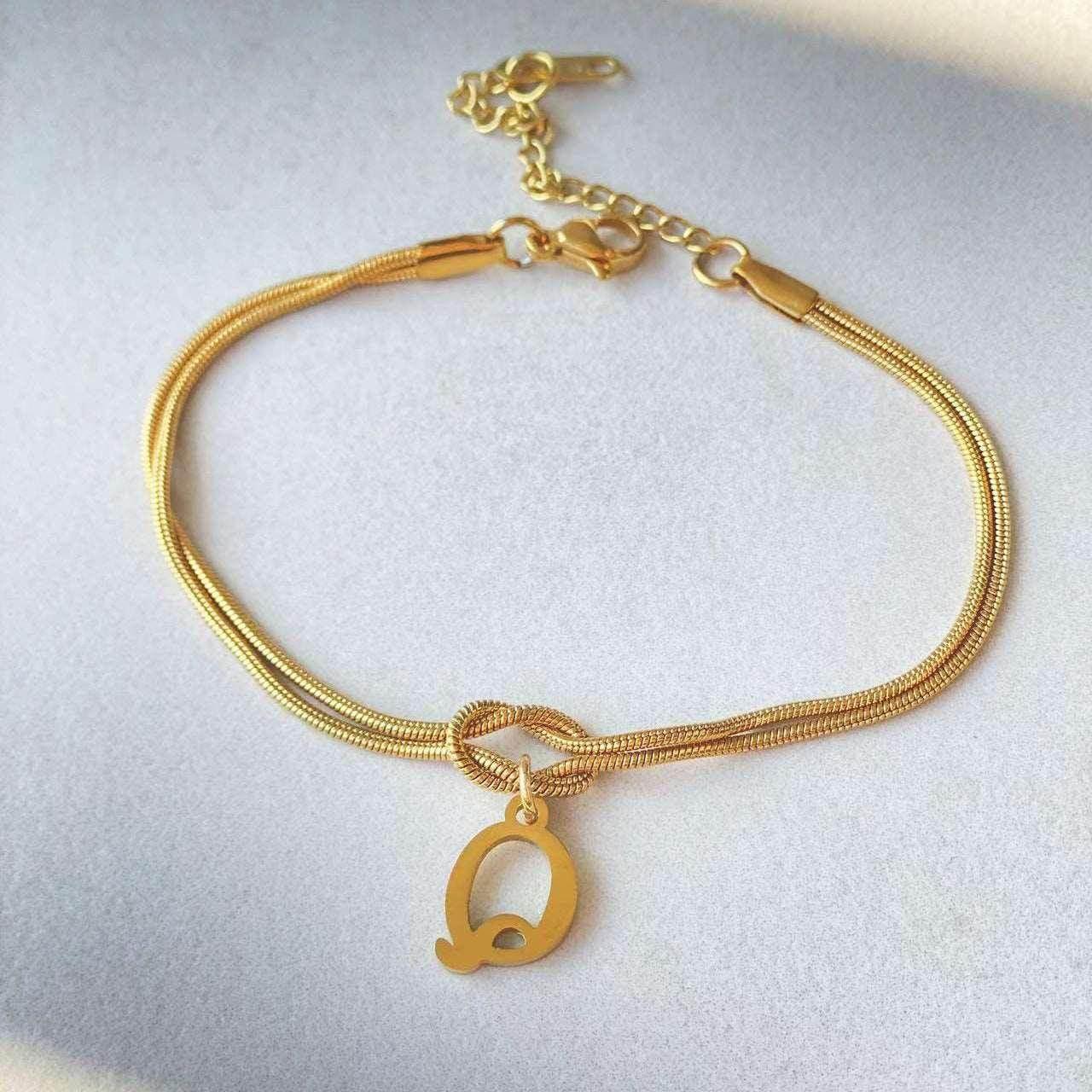 A-Z Love Knot Bracelets | Personalized Jewelry Gift - ZA-Zola